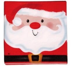 20 Serviettes Du Père Noël 33x33 Cm