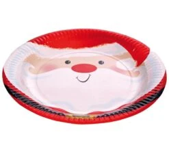 6 Plats De Père Noël De 22 Cm