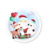 6 Assiettes En Carton Noël Père Noël 23 Cm 1 6 Assiettes En Carton Noël Père Noël 23 Cm -Déguisements Soldes 6 platos para navidad de papa noel de 23 cm 194013