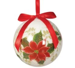 Blister De 6 Boules Décoration Sapin De Noël De 60 Mm