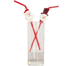 Sac De 20 Pailles Pour Noël 21 Cm