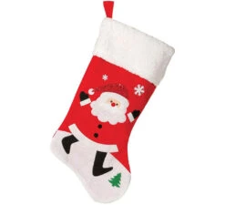 Botte Du Père Noël Avec Neige 46 Cm