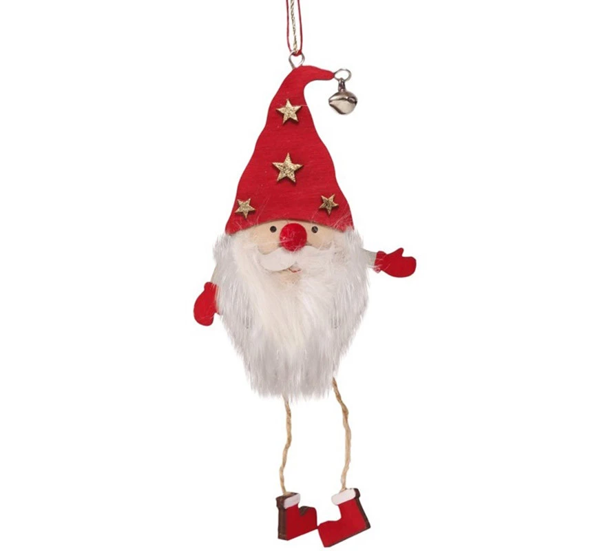 Tête De Père Noël En Bois De 19 Cm 3 Tête De Père Noël En Bois De 19 Cm