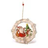 Pendentif Père Noël En Bois 15 Cm -Déguisements Soldes colgante papa noel de madera 15 cm 155512