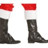 Couvre-Bottes Noires De Père Noël -Déguisements Soldes cubre botas negras de papa noel 108922