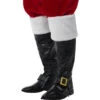 Couvre-Bottes De Père Noël Noir -Déguisements Soldes cubrebotas de papa noel negro 93446