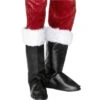 Couvre-bottes Noires Pour Père Noël Adulte -Déguisements Soldes cubrebotas negras para papa noel adulto 193739