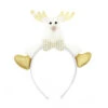 Bandeau Renne Noël Blanc -Déguisements Soldes diadema de reno white christmas 194041