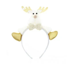 Bandeau Renne Noël Blanc