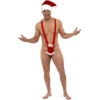 Déguisement Bikini Humoristique Du Père Noël -Déguisements Soldes disfraz bikini de papa noel para hombre para navidad 53517