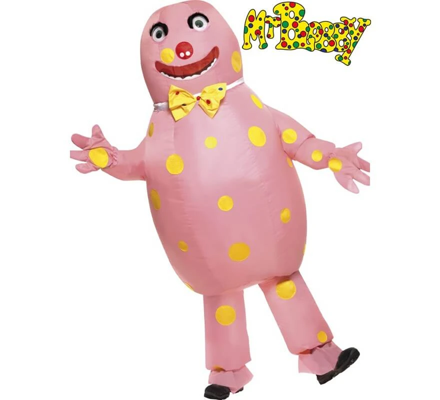 Déguisement De Me Blobby Gonflabe De Noël House Party Pour Adulte 3 Déguisement De Me Blobby Gonflabe De Noël House Party Pour Adulte