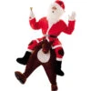 Déguisement Portes Moi De Père Noël Sur Un Renne Pour Adultes -Déguisements Soldes disfraz de papa noel a hombros de reno para adultos 109222