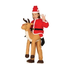 Déguisement Du Père Noël Au Muscle De Renne Pour Enfants