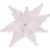 Fleur De Noël Blanche 30 Cm -Déguisements Soldes flor de navidad blanca de 30 cms 167675
