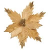 Fleur De Noël Dorée 25 Cm -Déguisements Soldes flor de navidad oro de 25 cms 167671