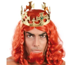 Couronne De Roi Dorée Pour Carnaval Ou Noël