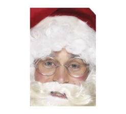 Lunettes Métalliques De Père Noël Argent