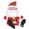 Grand Ballon Foil Père Noël Assis 48 X 53 Cm -Déguisements Soldes globo foil grande papa noel sentado 48x53 cm 157659