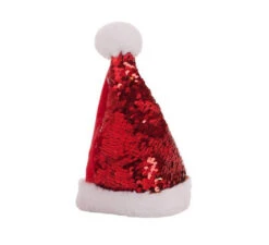 Chapeau De Noël à Paillettes 18 Cm