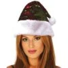 Chapeau De Père Noël Avec Des Paillettes -Déguisements Soldes gorro de mama noel con lentejuelas 139823