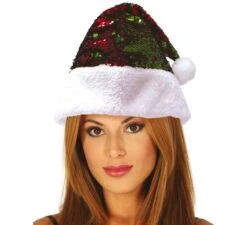 Chapeau De Père Noël Avec Des Paillettes