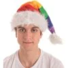 Chapeau Arc-en-Père Noël -Déguisements Soldes gorro de papa noel arco iris 145984