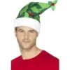 Casquette De Père Noël Avec Baies -Déguisements Soldes gorro de papa noel con bayas de acebo 93768