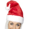 Casquette De Père Noël Rouge Deluxe -Déguisements Soldes gorro de papa noel rojo deluxe 93778