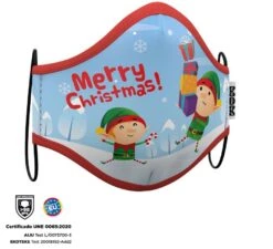 Les Enfants D'hygiène Masque De Noël Elfes