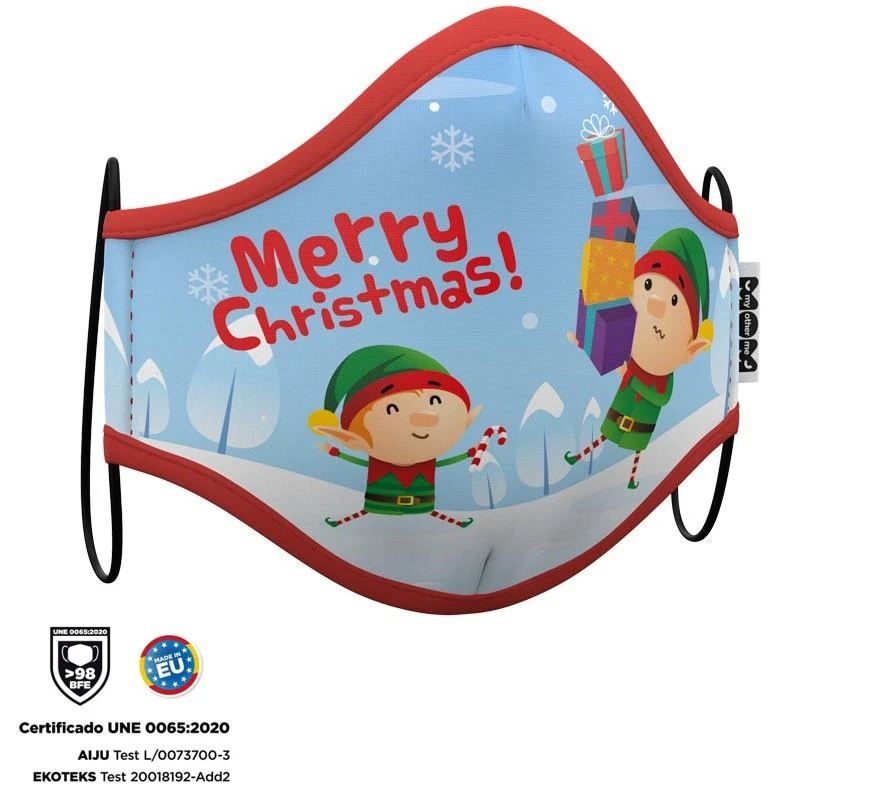 Les Enfants D'hygiène Masque De Noël Elfes 3 Les Enfants D'hygiène Masque De Noël Elfes