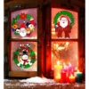 Sticker Vitrine Guirlande De Noël Assorties En 3 Modèles De 30 Cm -Déguisements Soldes pegatina ventana corona navidad surtida en 3 modelos de 30 cm 193630