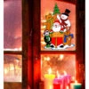 Sticker Fenêtre Famille Père Noël 40 Cm -Déguisements Soldes pegatina ventana familia papa noel de 40 cm 193640