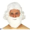 Big Perruque Et Barbe Blanche De Noël -Déguisements Soldes peluca y barba grande blanca de navidad 160694