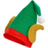 Chapeau D'elfe Du Père Noël Avec Oreilles -Déguisements Soldes sombrero de elfo ayudante de papa noel con orejas 194123