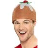 Chapeau De pudding De Noël Brun 2 Chapeau De pudding De Noël Brun -Déguisements Soldes sombrerode pudin de navidad marron 134186