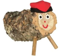 Tronc De Noël Bûche De Noël 15 Cm